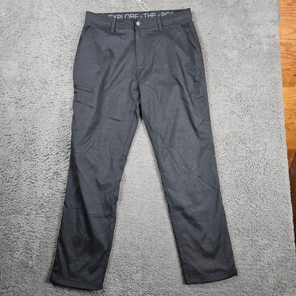 Gerry 34x32 Mens Explore The Open Road Pants Black Straight Leg Outdoors - Picture 1 of 10
